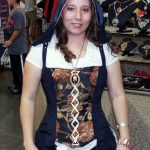 Emmaline in her new corset at the 2012 Columbus Ohio Comic Con
