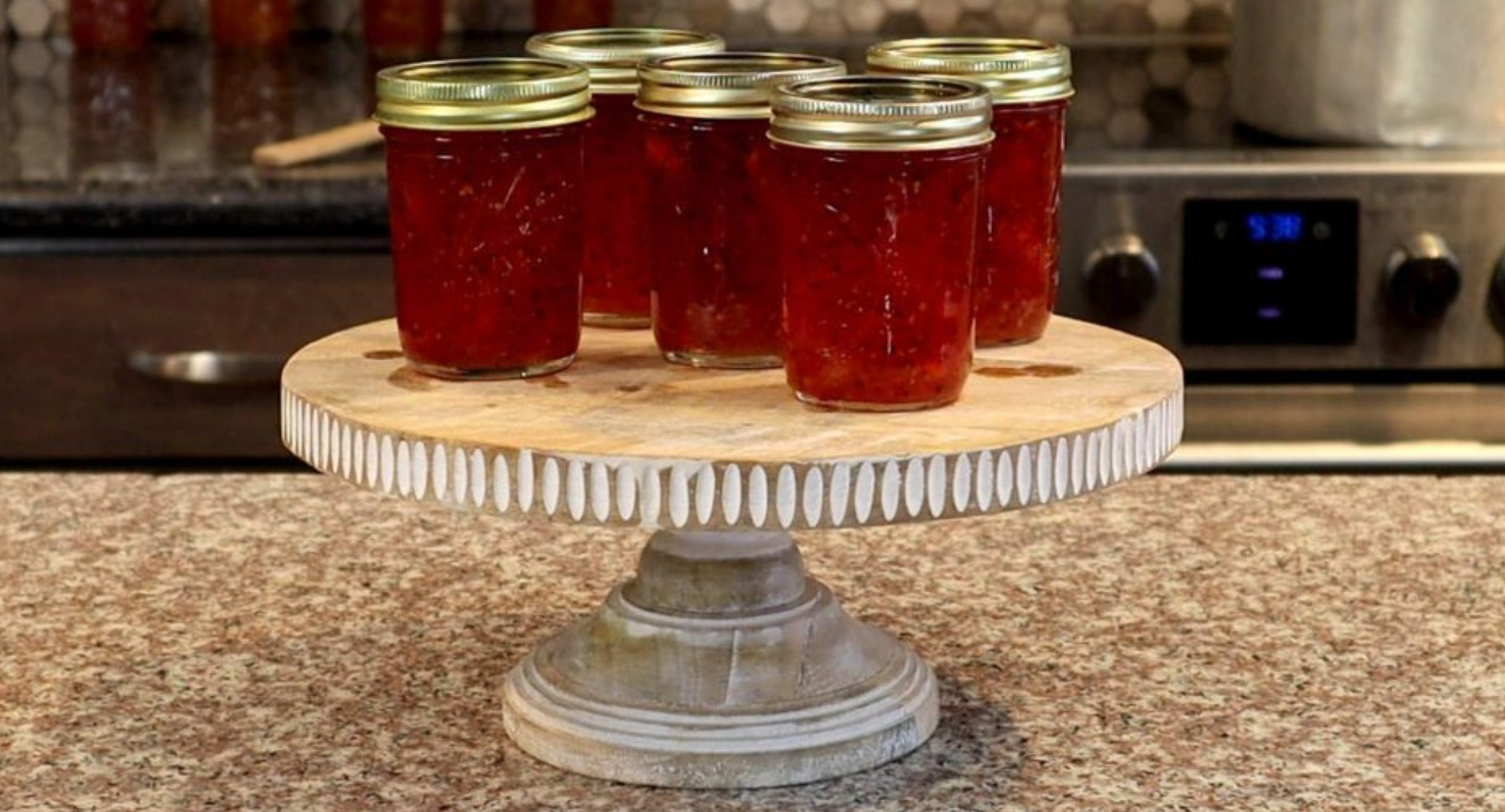 Jars of Herbed Tomato Jam
