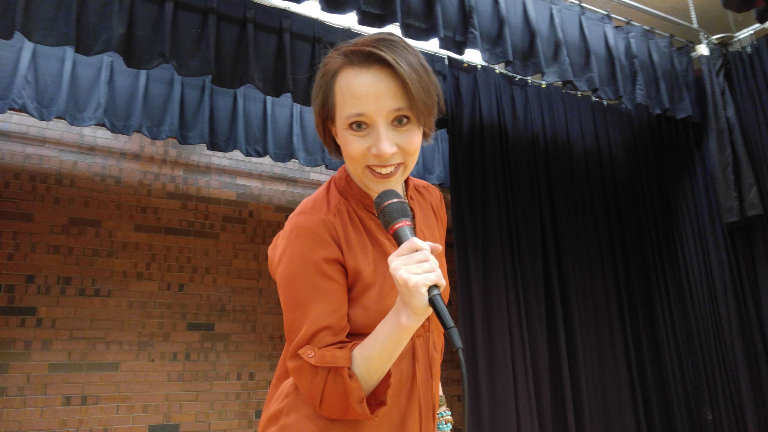 Emmaline Hoffmeister Speaking at a Writing Conference (2016) - How to Tie Real Life into Fiction.